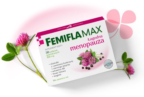 Skuteczne, naturalne rozwiązanie dla problemów związanych z menopauzą.